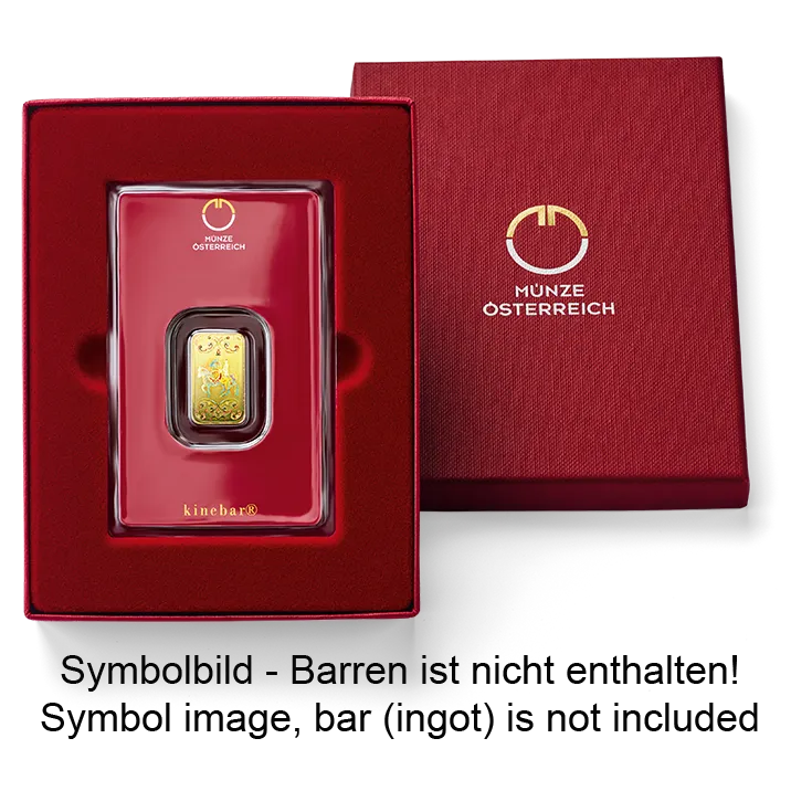 Barrenverpackung 5 Gramm Goldbarren